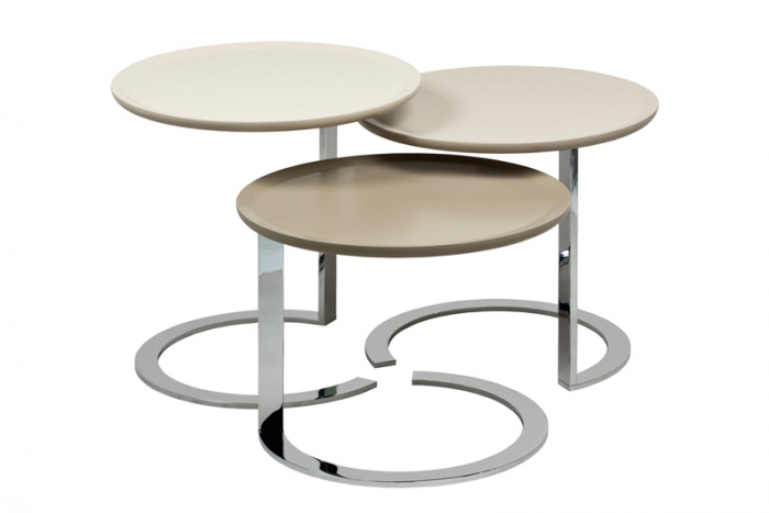 TRIO Beistelltisch von Christine Kröncke, Design Stephan Veit