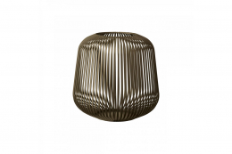 LITO Laterne Burned metal, metallic finish - Size M