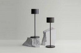 FAROL Gunmetal LED-Tischleuchte