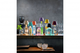 TOP 2.0 - Bordeaux, RGB-Akku-Flaschenleuchte